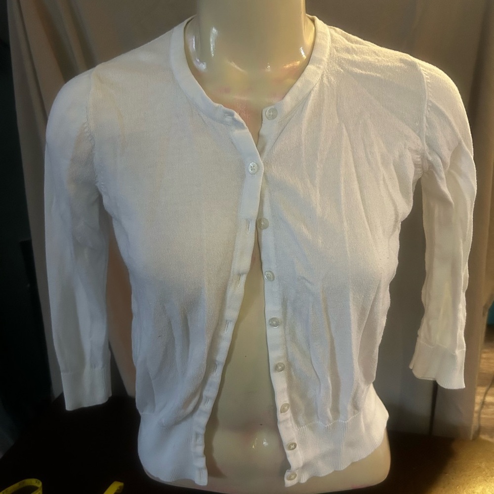 Old Navy Women's White cardigan
